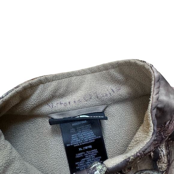 Mossy Oak Camo Jacket Pink Girls Size XL 16/18 Hunting Jacket - Picture 5 of 5